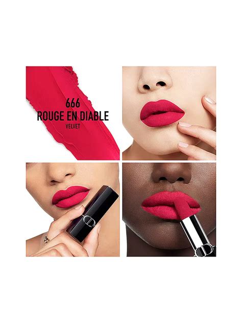 dior rouge en diable|999 dior red lipstick.